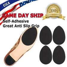 4PCS Anti-Slip Shoes Heel Sole Grip Protector Pads Non-Slip Cushion Adhesive
