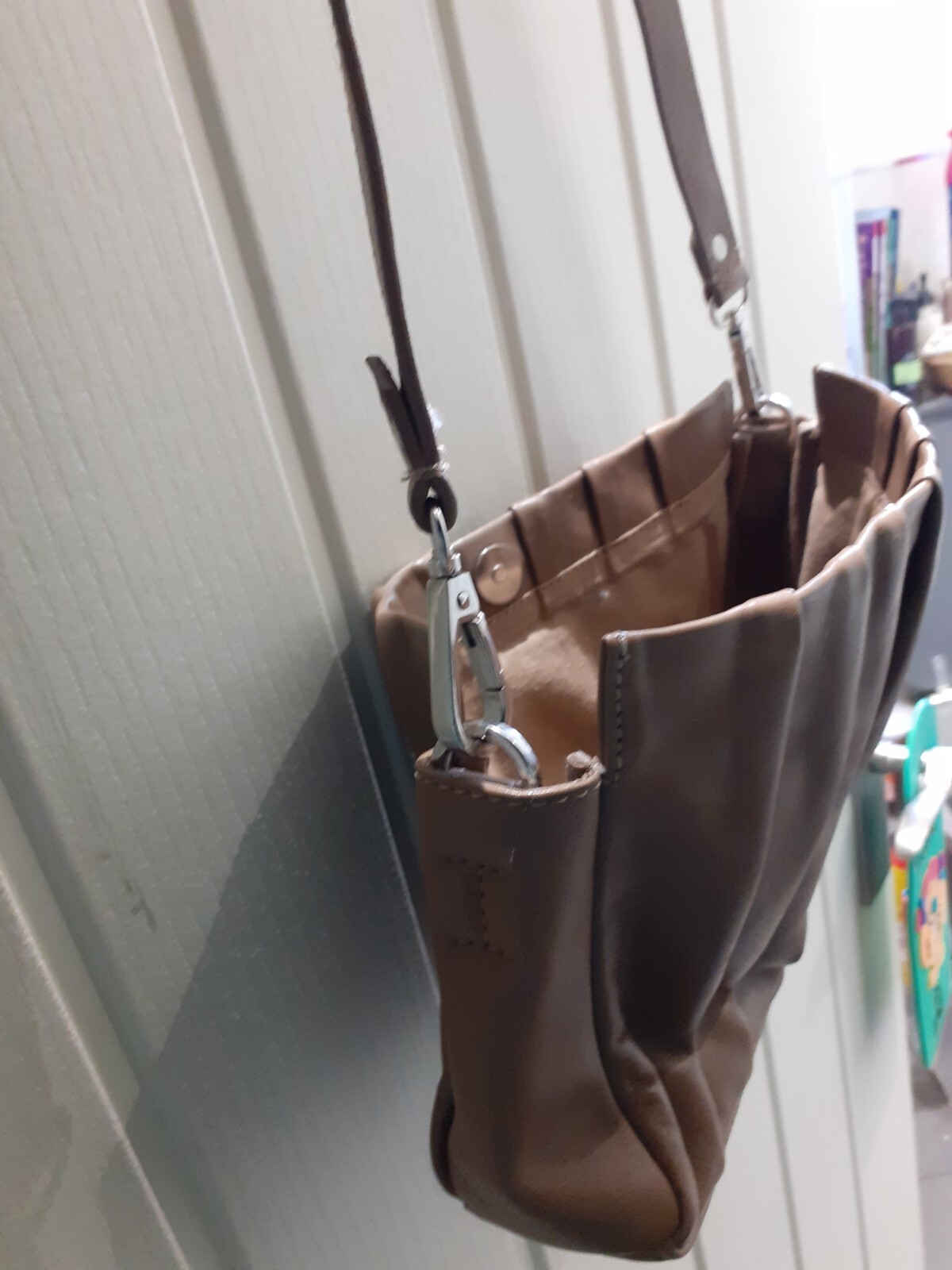 Principles Small Beige Handbag, Button Fasten, Sh… - image 11