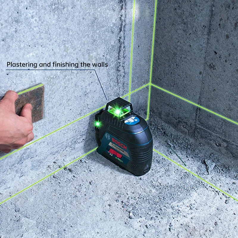 Bosch GLL3-60XG Green Cross 12Lines Laser Level Automatic Leveling & Alarm IP54 - Image 4 of 4
