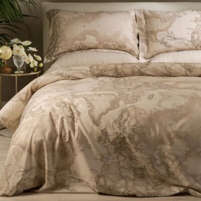 Geo Safari Bettbezug komplett von Alviero Martini aus Satin Doppelbett K952