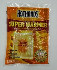 * HotHands Super Warmer * 1 x Single Packet Up To 18 Hours of Heat Air Activated