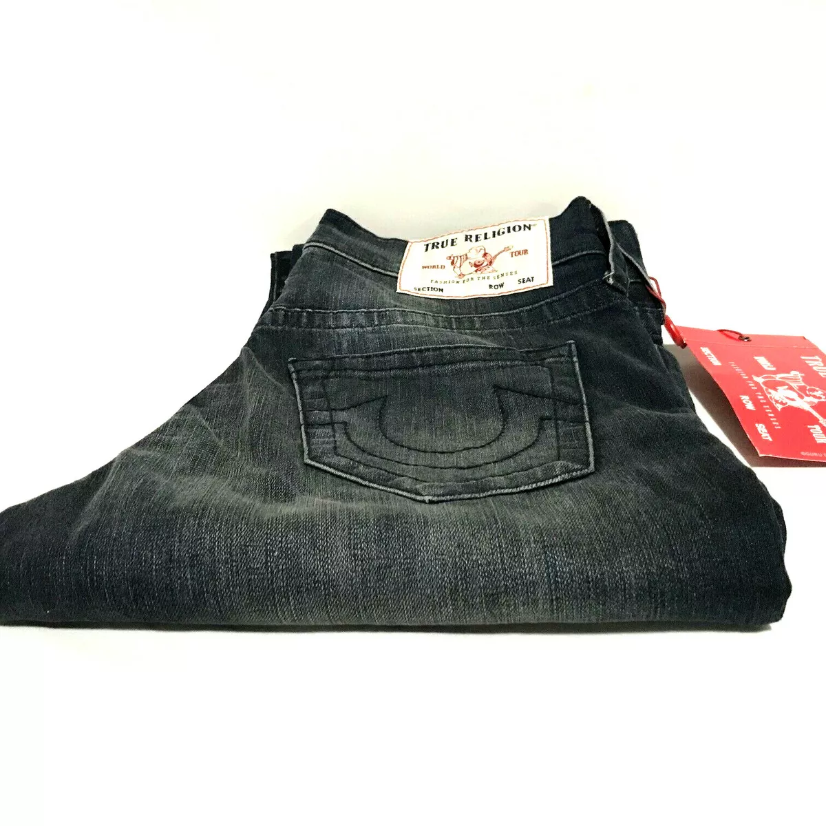 True Religion Men s Devin Loose Straight No Flap Brand New Blue Jeans 103285