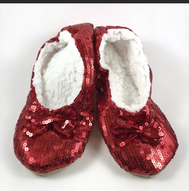snoozies ruby red slippers