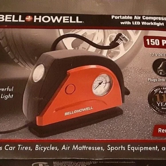 Bell howell portable air compressor outlet