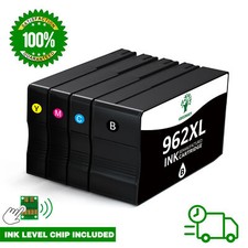 4PCS 962-XL Printer Ink for HP OfficeJet Pro 9010 9015 9016 9018 9020 9025 9027