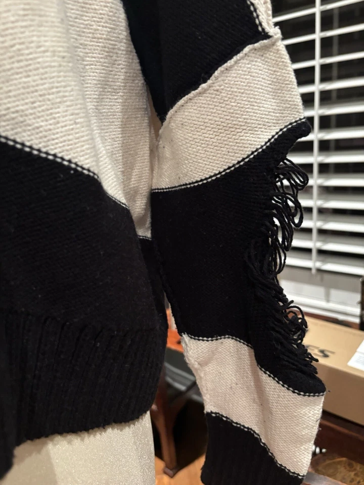 Suéter PLANET BY LAUREN G 100 % Algodón Pima Lagenlook Talla Grande OSFM Foto 2 de 4