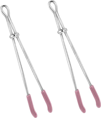 Butterfly Nipple Clamps - Stainless Steel Adjustable Body Jewelry | Non-Piercing Fashion Clips For Women