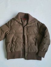 Women's Levi's Red Tab 80% Down Padded Jacket Coat Brown Color Size L New