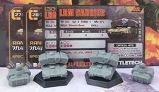 Battletech 2 LRM Carrier Tanks Battlefield Support Fire and Battle Lances