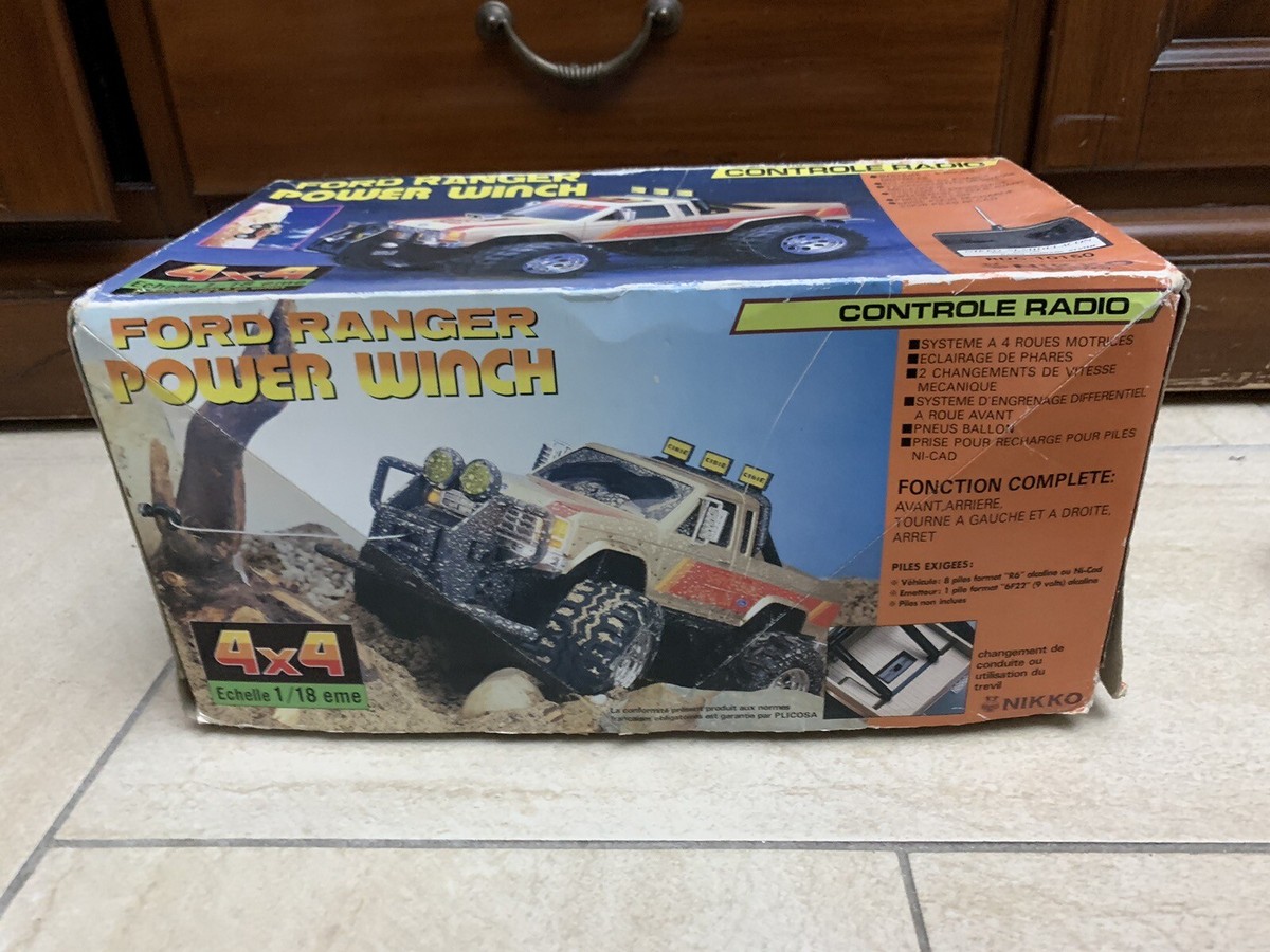Voiture Miniature Vintage Nikko Ford Ranger 1/18 Avec Arceau - Neuf Dans Sa Boîte