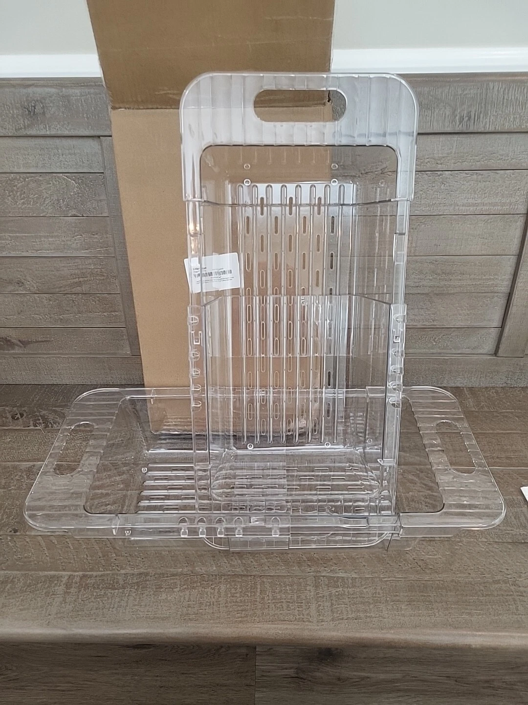 2 Expandable Colanders Collapsible Over Kitchen Sink Strainer Baskets Clear Set
Opens in a new windo