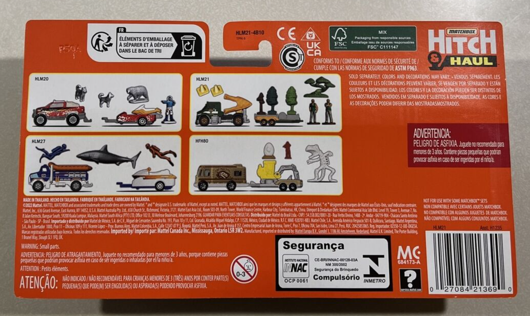NEW 2023 Matchbox Hitch & Haul MBX Tree Service | Tree Lugger