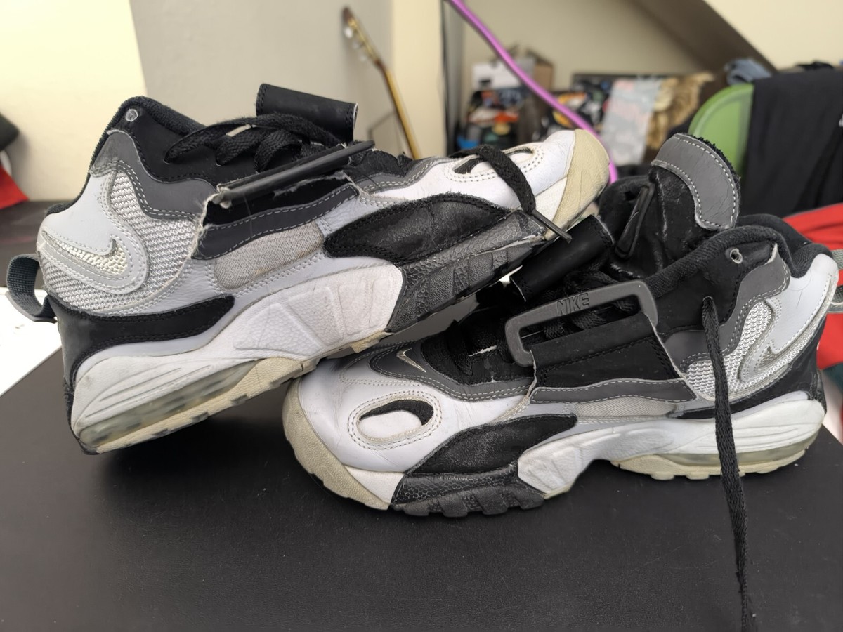 Nike air max speed turf Oakland raiders vibes us 10 sneakers