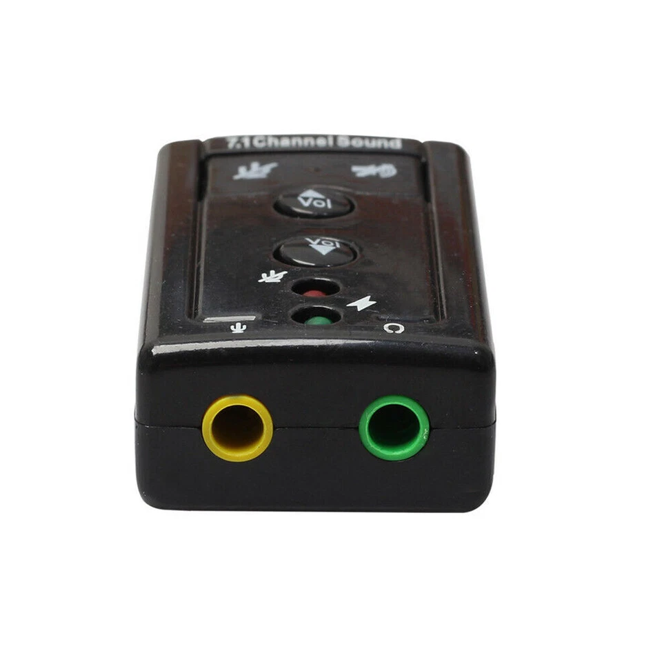 Mini USB 2.0 3D virtual adapter 12mbps, sound card with 7.1 sound card adapter - Image 3 of 4