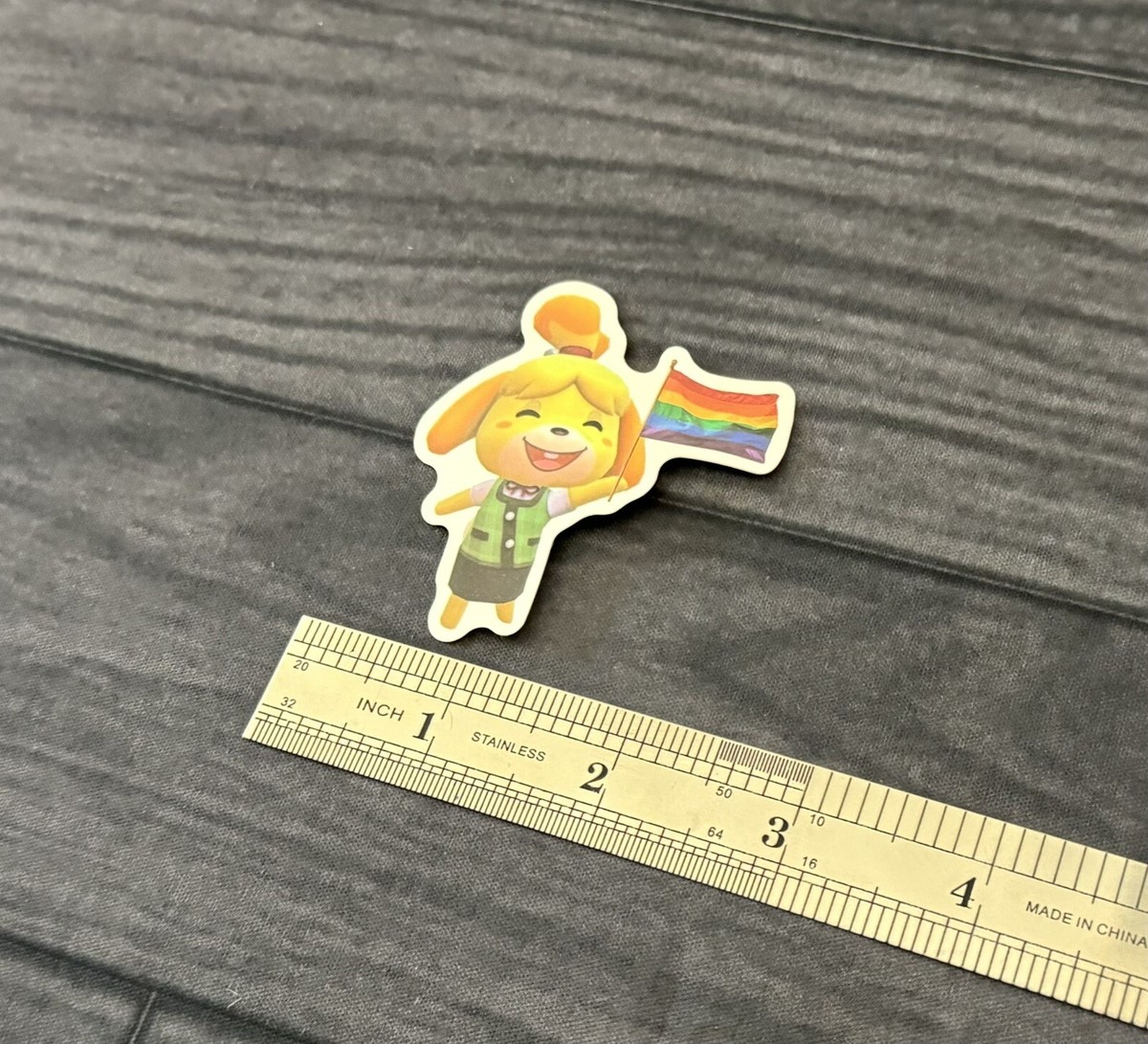 Majestic Isabelle ステッカー Animal Crossing | Isabelle Pride Sticker Decal | Great For Bottles