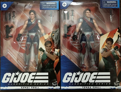 G.I. Joe Classified Series TOMAX & XAMOT PAOLI 6” Figures 44 45 New In Stock!