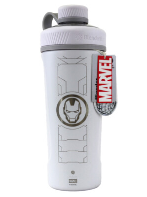Marvel Blender Bottle Iron Man Radian White Marvel Comics Stainless Steel New