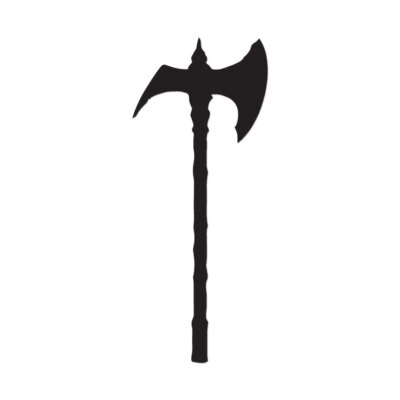 Battleax Axe Hatchet - Vinyl Decal Sticker - Multiple Colors