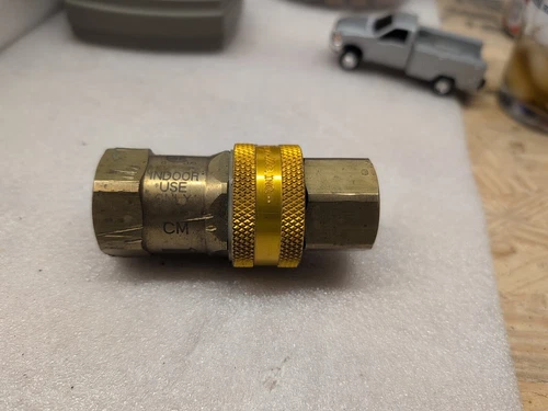 Parker BVGF-1C12-12F & BPGF-1N12-12F 3/4" FPT Brass Coupler Set Quick Disconnect