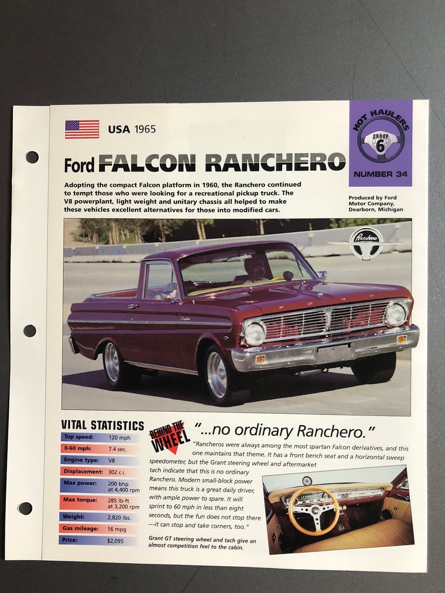 1965 Ford Falcon Ranchero IMP 