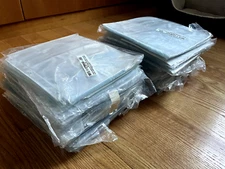 Lot of 31 Photo Clear 8.5" x 11" pages for 4x6 photos or postcards, PACKS of 25