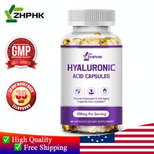 Hyaluronic Acid 850mg Support Healthy Joints Help Reduce Wrinkles 60 Capsules