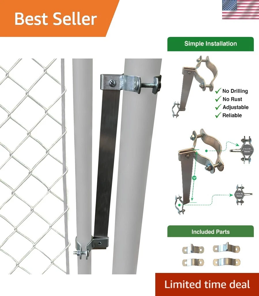 Weather-Resistant Automatic Gate Closer - Adjustable Tension for Outdoor Use