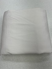 H By Frette Cotton Percale Queen Flat Sheet White Preowned W/defects