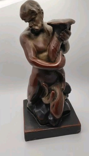 Fine Staffordshire Figure of a Triton John Flaxman by Wood Caldwell 1810