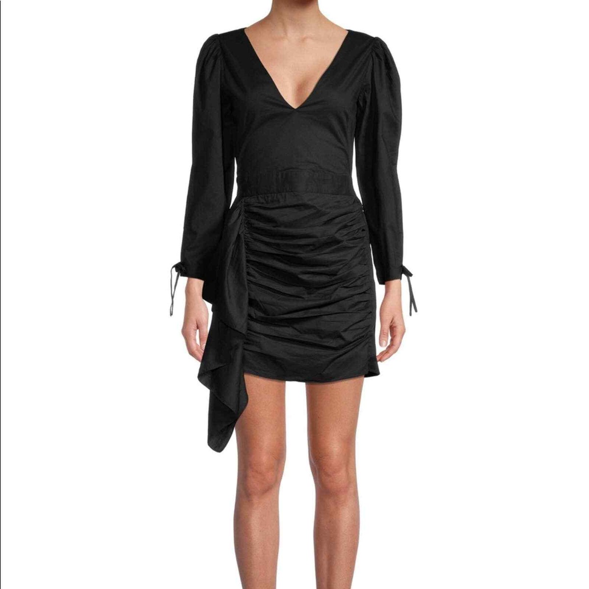 NWT Rhode Piper dress in black XS