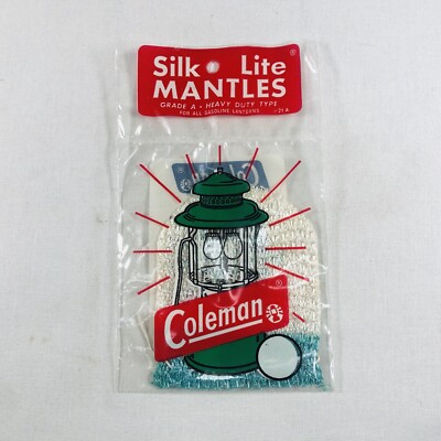 #ad NOS Coleman 2 Pack of #21 Silk lite Lantern Mantles 220 228 Read Description $9.99