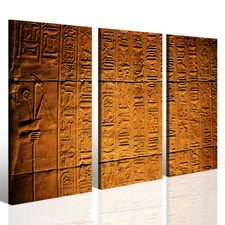 Quadro Egyptian scripture antico geroglifico murale stampa su tela egitto 