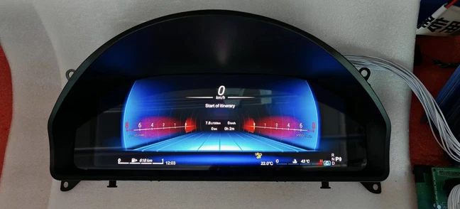 Автомобильный цифровой приборный щиток с жидкокристаллическим дисплеем для Mercedes Benz GLK 2008–2015 годов выпуска - Изображение 2 из 4