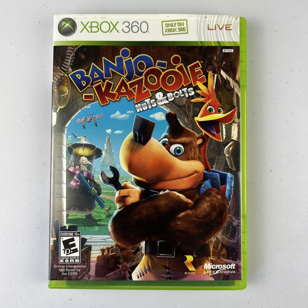 Banjo-Kazooie: Nuts & Bolts (Xbox 360, 2008) Complete With Manual and  Foldout