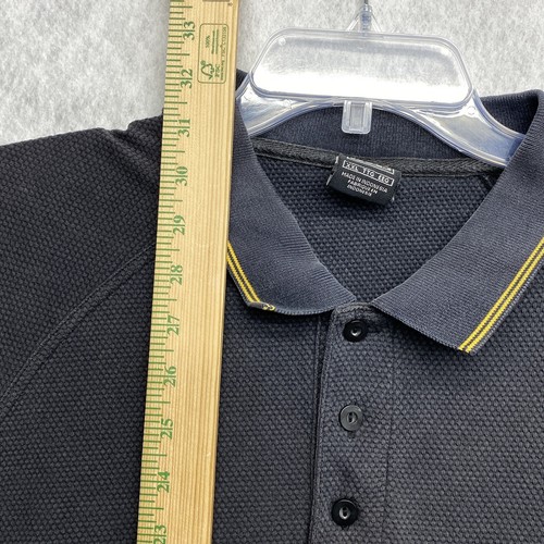 VINTAGE Nike Men’s Iowa Hawkeyes Polo Shirt Black Yellow Team Y2K Size XXL - Picture 19 of 24