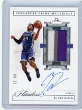 2020-21 Panini Flawless Signature Prime Materials Auto #SPM-BUD Buddy Hield /25