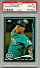 2014 Topps Chrome Taijuan Walker PSA 10 RC