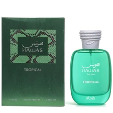 RASASI Hawas Tropical Eau De Parfum Spray for Men, 3.4 Ounce