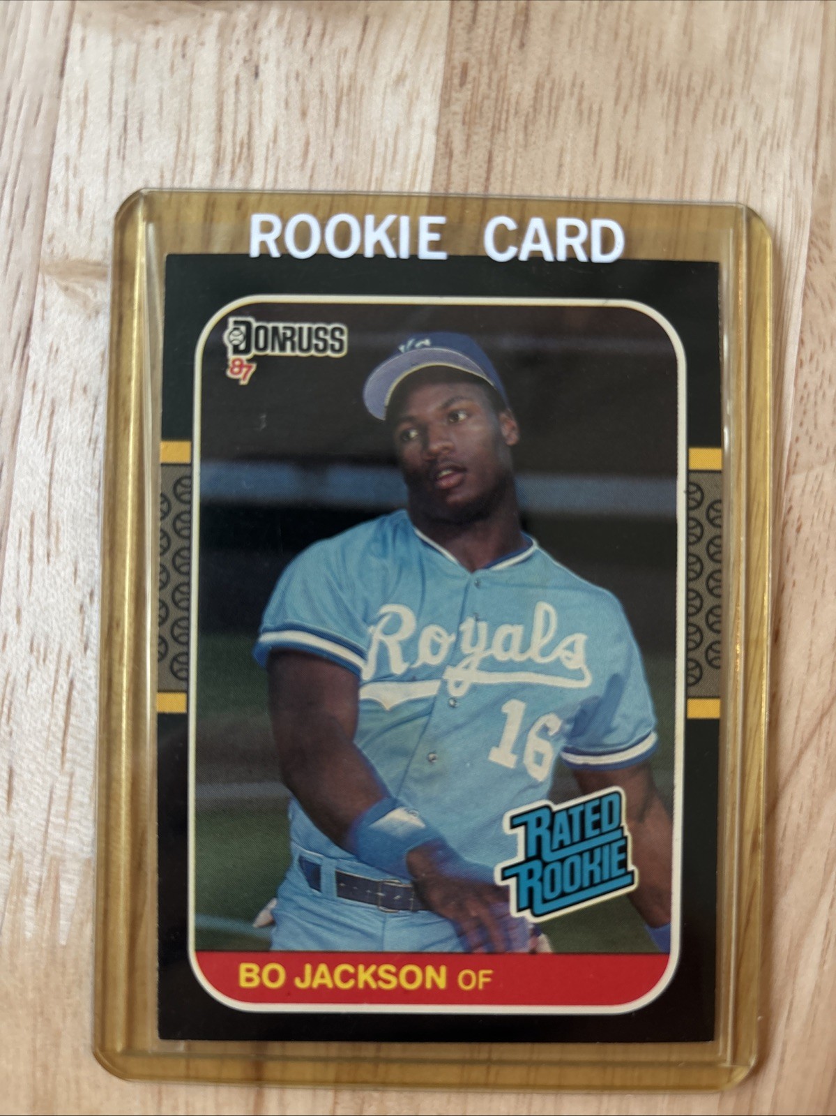 1987 Donruss - Rated Rookie Bo Jackson #35 (RC)