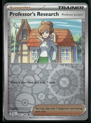 SV: Black Bolt #085/086 Professor's Research Reverse Holo