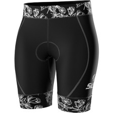 NEW SLS3 TRIATHLON TRI CYCLING TRIATHALON BLACK ROSE SHORTS TRI-SHORTS XL WOMENS
