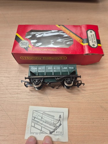 Hornby R.232 operativer Erzwagen Consett Iron Co 1441 Spur O Modelleisenbahn | Zustand: Used