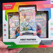 Sealed First Partner Illustration Collection Pokemon Box Starters Promo