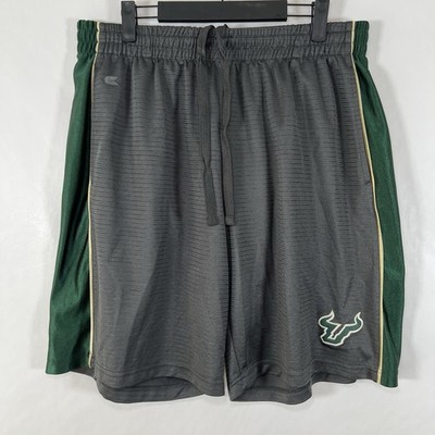 USF South Florida Bulls Colosseum Basketball Shorts Mens XL Gray Athletic 34x10