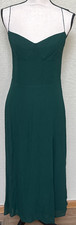 Reformation Dark Green Strappy Dress Size 10