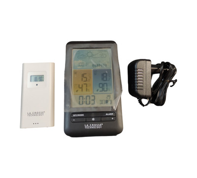 La Crosse Technology WS6212 Wetterstation Schwarz Mondphasen farbig