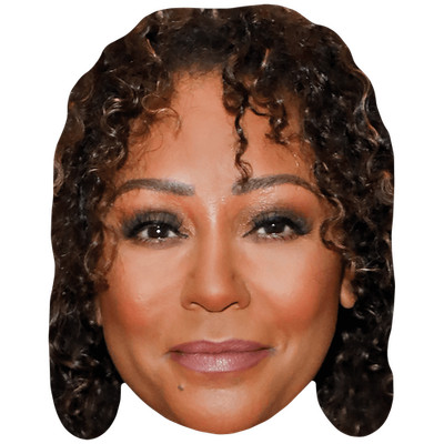 Mel B (Make Up) Promi Maske, flaches Kartengesicht, Kostüm Maske