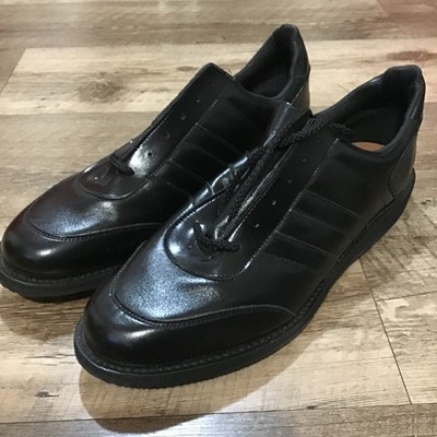 New Vintage 60s Bates Floataways Men's 10.5 Rare Black Leather Lace Up Shoes