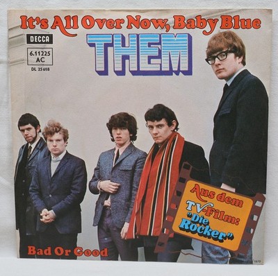 Them   It's All Over Now, Baby Blue - 45 RPM Single 7''