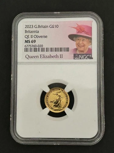 2023 Gold Britannia 1/10 oz — photo from the most recent tracked eBay sale